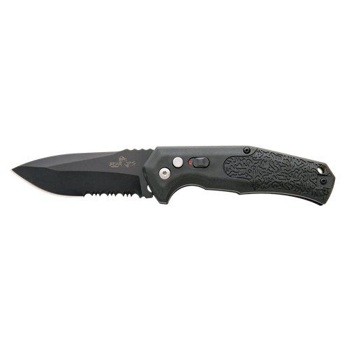 Bear Ops Auto Bold Action VI Black Zytel Handle with Black Blade